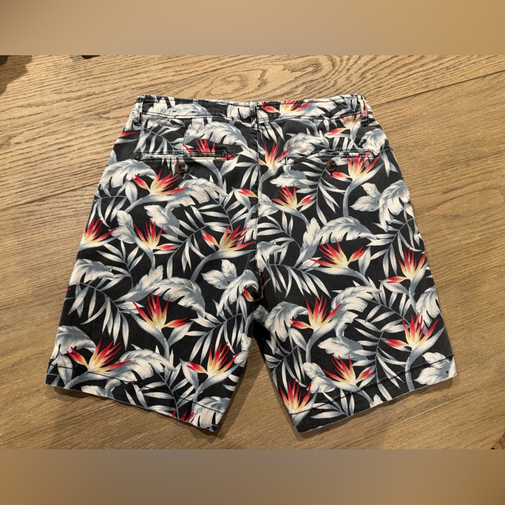 American Eagle Active Flex Classic Cargo Hawaiian Palm Tree Shorts Men’s 32 - Picture 4 of 4